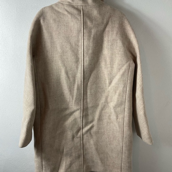 J. Crew Villa Coat in Italian Stadium Cloth by Nello Gori Wool Sz 8T Tall - Picture 5 of 8